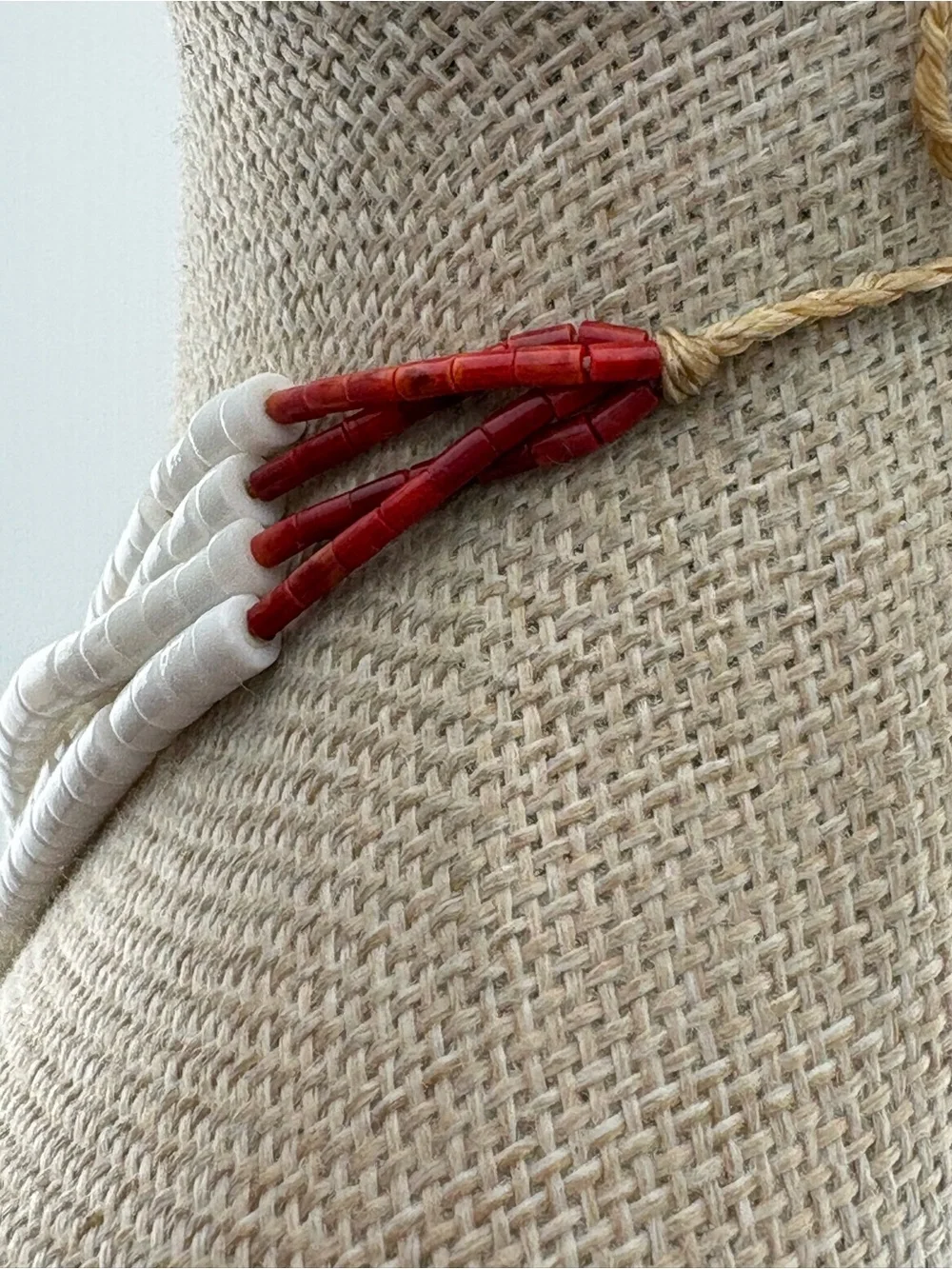 Santo Domingo Spiny Oyster Heishi Necklace